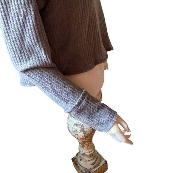 ❄️ 50% off winter Wild Fable crop turtleneck waffle knit pullover sweater top S - Picture 5 of 10